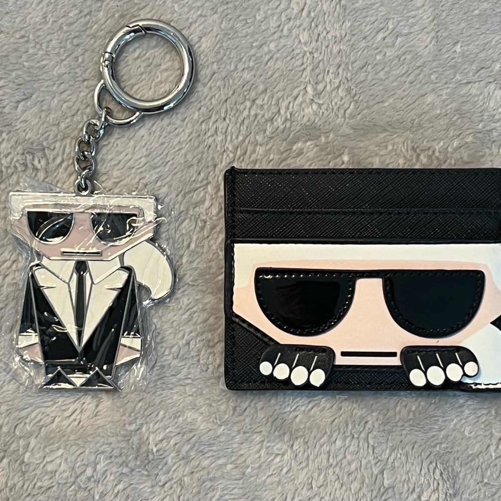 Karl Lagerfeld Card Carrier & Key Chain